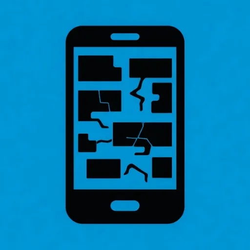 Smartphone mit skizzierten App-Symbolen rund um das Gerät als Darstellung der Konzept- und Designphase in der App-Entwicklung.