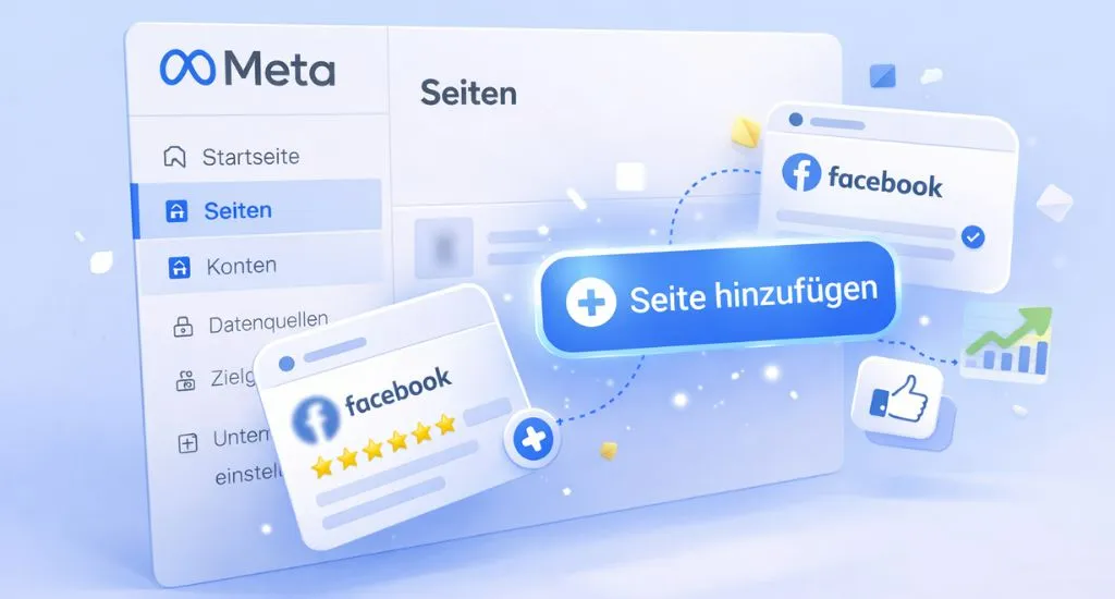 Facebook-Seite im Business Manager hinzufügen (inkl. Instagram)