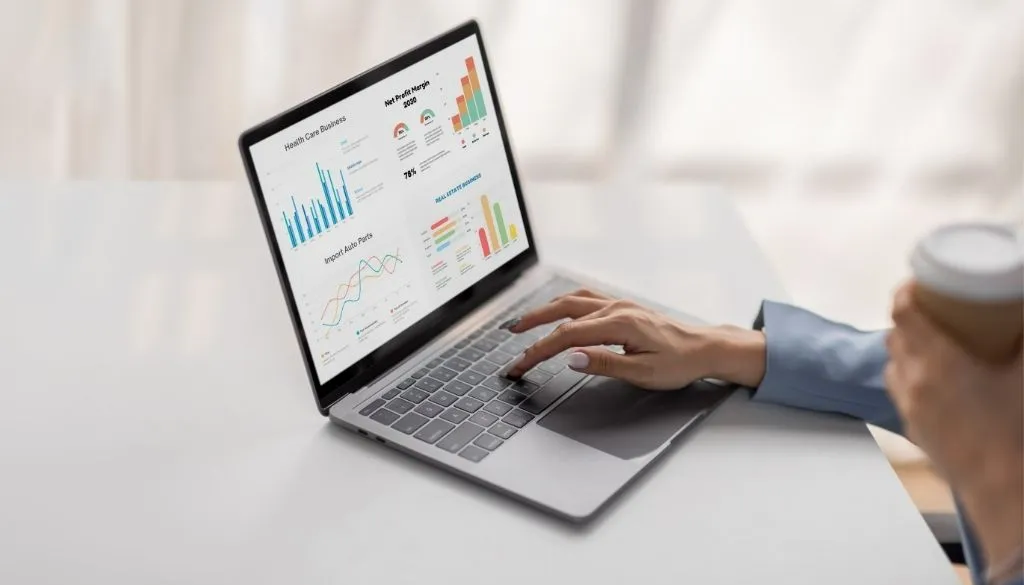 Dashboard zur Analyse von E-Mail Zustellbarkeit und Warm-up Performance